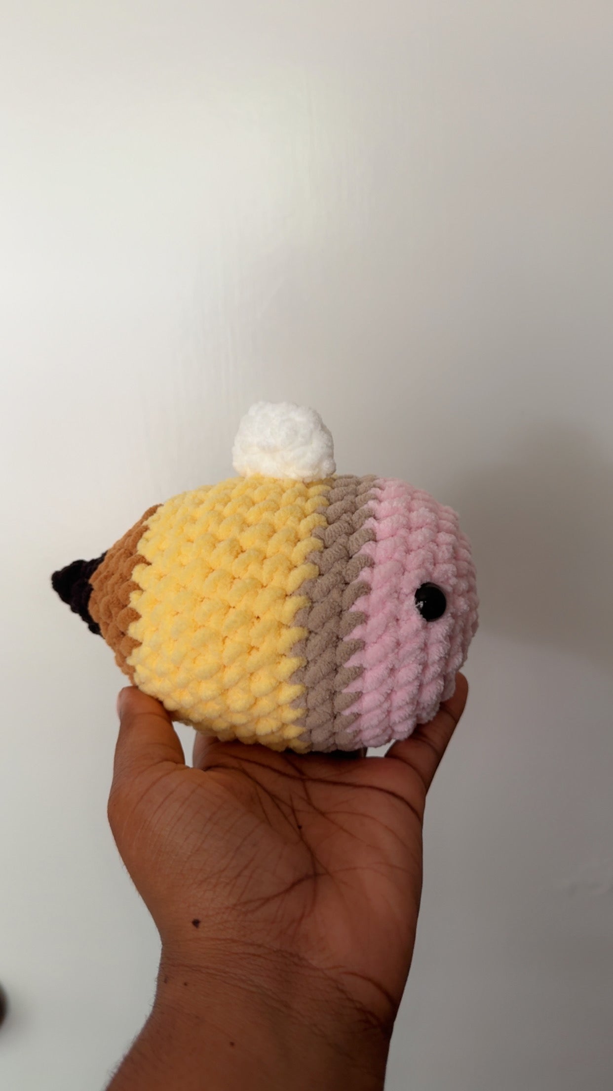 Pencil Bee Plushie