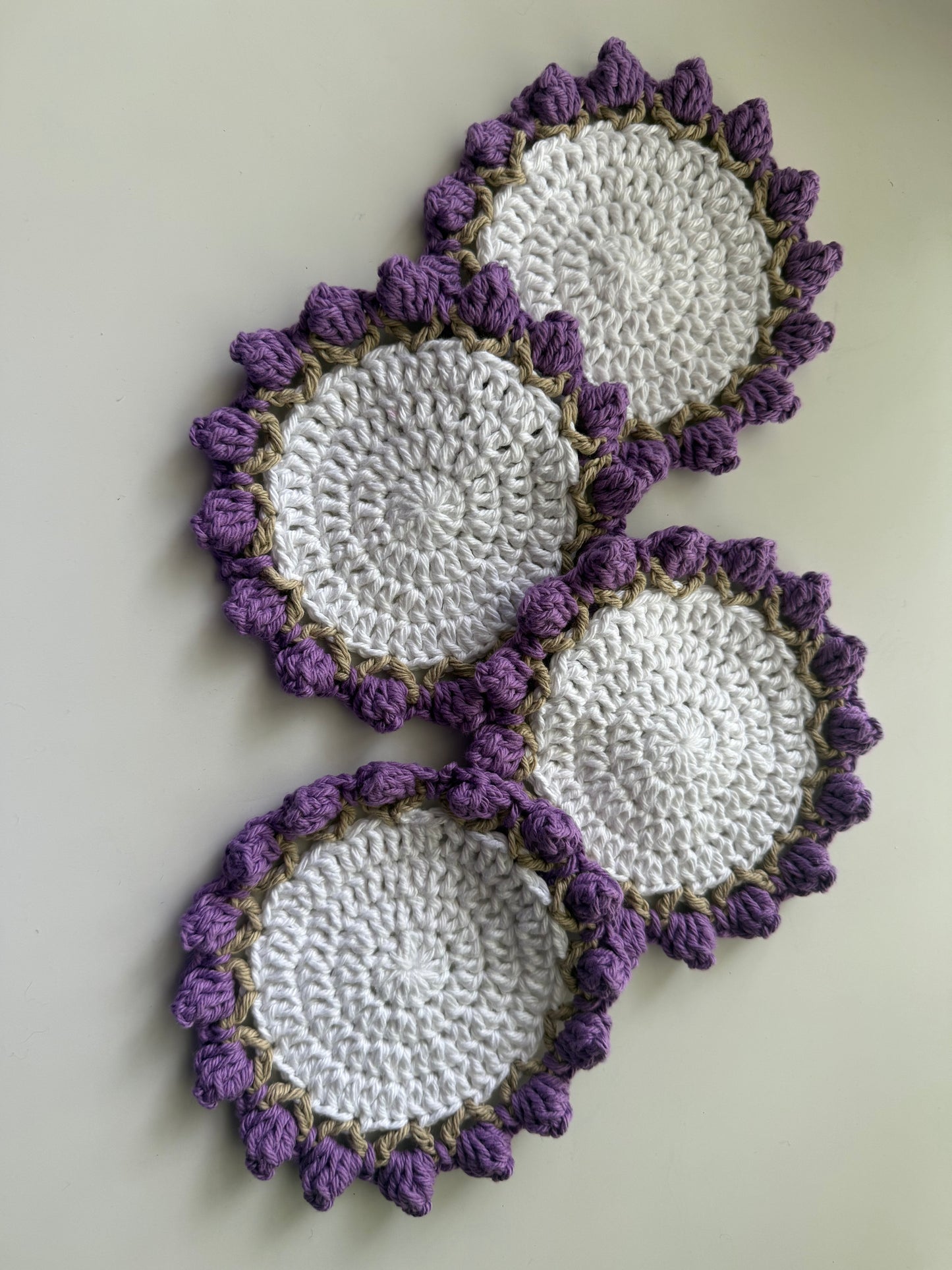 Flower Coasters