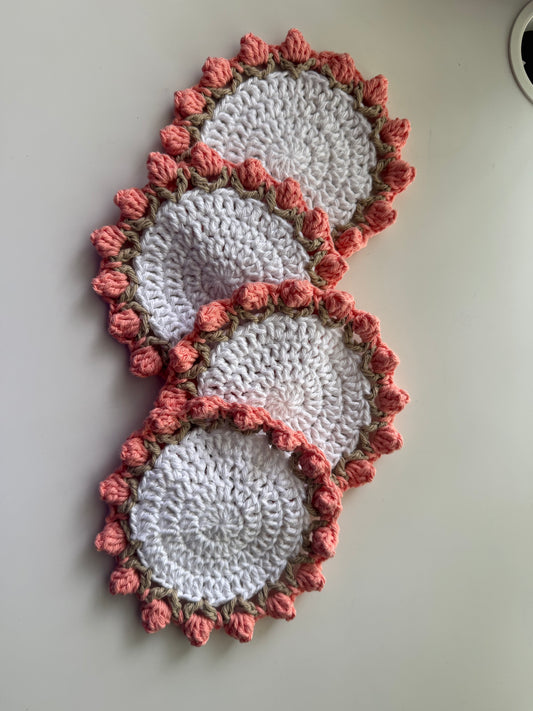 Flower Coasters