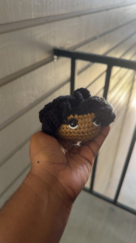 Black Girl Keychain