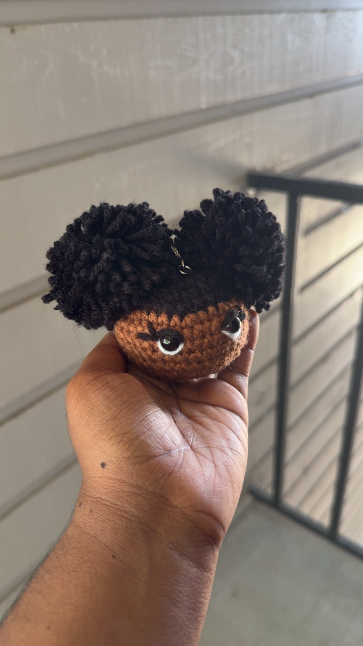 Black Girl Keychain