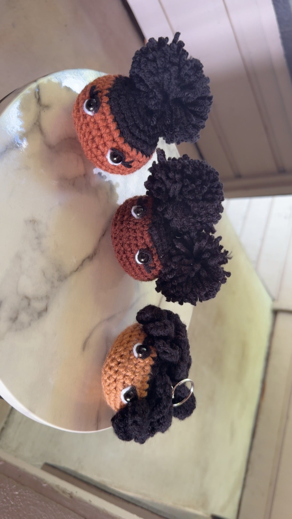 Black Girl Keychain